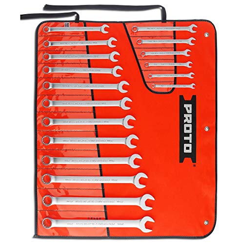18 Piece Satin Metric Combination ASD Wrench Set 12 PT