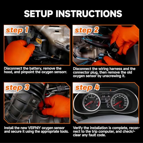 Downstream O2 Sensor Set | Direct Replacement for OE #234-4233 Compatible with Pontiac, for Toyota | Direct-Fit Downstream Sensor for 2003-2008 Models - size: 234-4233