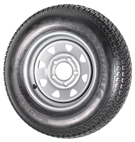 eCustomrim 2-Pack Trailer Tire Rim Assembly ST215/75D14 14 Inch LRC 5 Lug