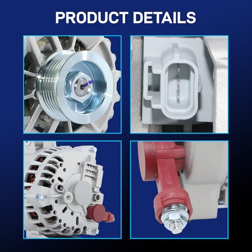 BDELI 8437N New Alternator Fit for Ford Mustang 2005-2008 V6 4.0L - size: 8437N