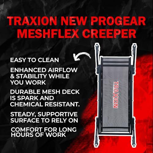 Traxion New Progear MeshFlex Creeper 400lb Capacity