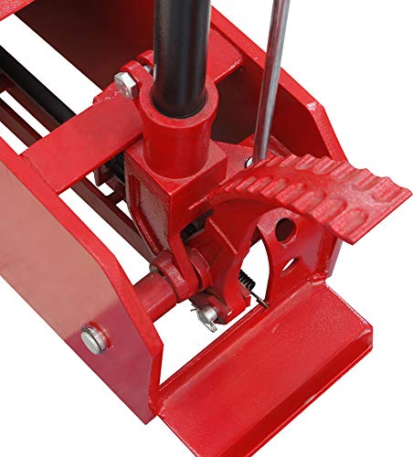 BIG RED T81001 Torin Hydraulic Heavy Duty Long Frame Service/Floor Jack with Foot Pedal, 10 Ton (20,000 lb) Capacity, Red - size: 10 ton long frame floor jack