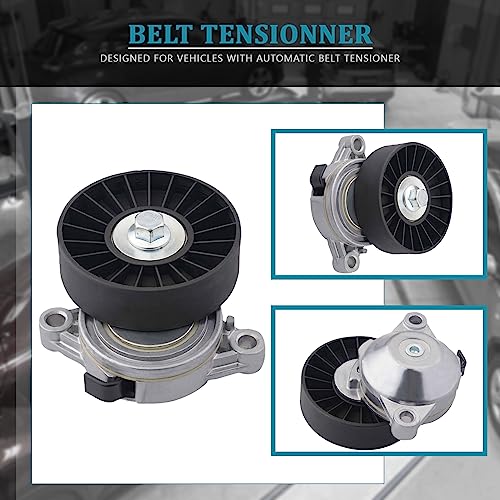 IRONTEK 419-103 Belt Tensioner Assembly with Pulley fit for Saturn (1991-1992 SC 1993-2002 SC1 1991-2002 SL 1993-2002 SC2 1991-2002 SL2 1993-1999 SW1 1993-2001 SW2) #21000684 21006508 21007465 - size: 21007465