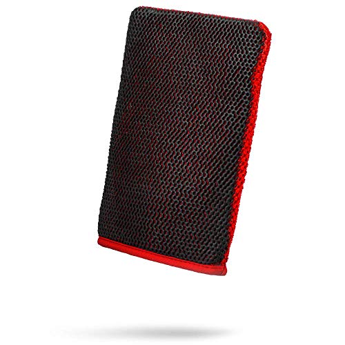 Adam's Polishes Clay Mitt - Medium Grade Clay Bar Infused Mitt | Car Detailing Glove Quickly Removes Debris from Your Paint, Glass, Wheels, & More - size: Red - 1pk