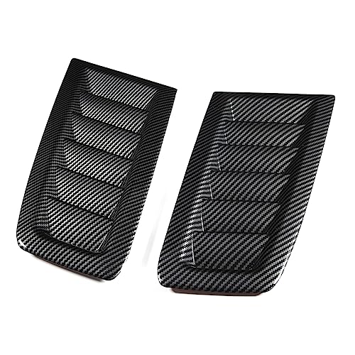 Universal Car Hood Vent Scoop Kit, Cold Air Intake Louvers for Auto Cooling, Fit for RS MK2 Bonnet Cover (Hydrographics Transfer Printing) - color: Hydrographics Transfer Printing