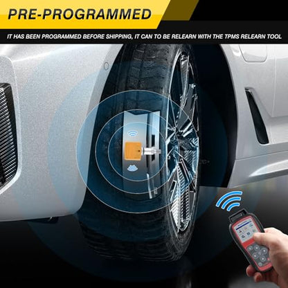 TPMS Sensor Fit for Nissan Infiniti M35 M45 QX56 2006-2010, Programmed 315MHZ Tire Pressure Monitoring System Replaces 40700-1AA0B 40700-3AN0A, 40700-3AN0B, 40700-3AN0D 4PCS - color: 40700-1AA0B(4PCS)
