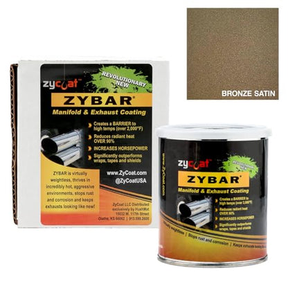 ZyCoat ZyBar 10016 High Temperature Coating - Bronze Satin, 16 Ounce - size: 16 Ounce