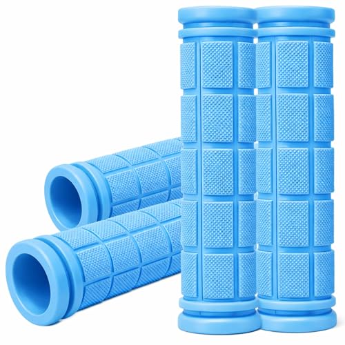 CHUNZEXI 4 PCS Rubber Bike Handlebar Grips - color: LightBlue