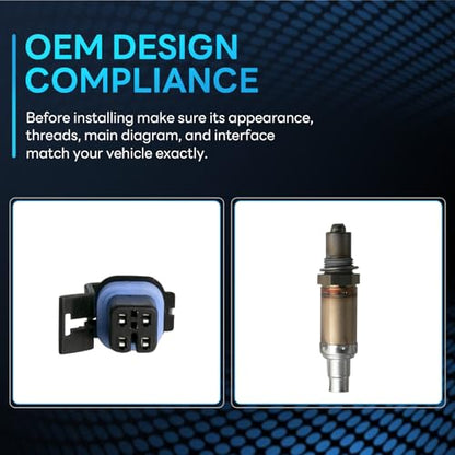 Oxygen Sensor Downstream Fit for Saturn SL2/SC2/SC1/Ion/Vue/L200/L300/LW200/LS1/LW1 & Chevy Cobalt & More - Replace #13361 - size: 13361