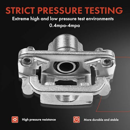 A-Premium Rear Left Driver Disc Brake Caliper with Bracket