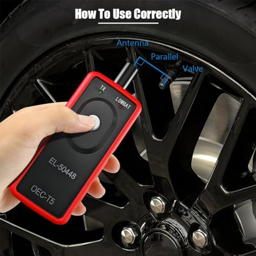 AICEL TPMS Relearn Tool EL-50448 for GM Tire Pressure Sensor, Red - color: Red