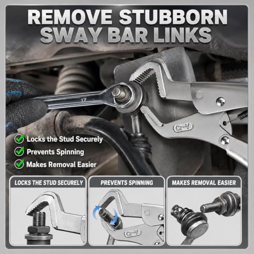 Parrot Nose Vise Grip Plier for Sway Bar Link Removal, 9-Inch Parrot Jaw Locking Plier, Vice Grips Pliers for Welding, Pipe Clip Repair Welding Pliers Workshop