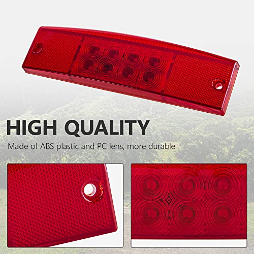 UTV Tail Light Compatible with Polaris Ranger 400 570 800 EFI MIDSIZE Red Replacement OEM 2411450(2pcs Red) - color: 2pcs Red