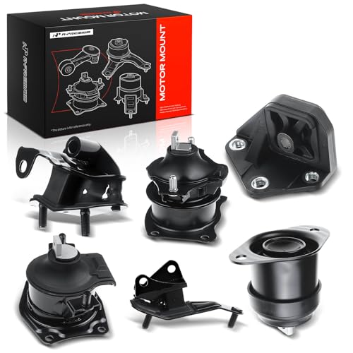 A-Premium Engine Motor Mount and Transmission Mount Kit, Set of 6 - style: 6PCS - Accord 2003-2007 L4 2.4L Automatic