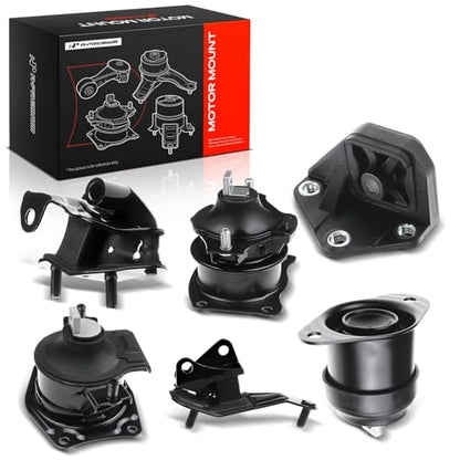 A-Premium Engine Motor Mount and Transmission Mount Kit, Set of 6 - style: 6PCS - Accord 2003-2007 L4 2.4L Automatic