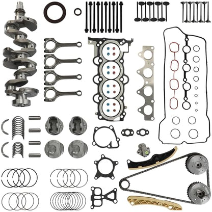 1.6 G4FD Head Gasket Set Timing Chain Kit Crankshaft Piston Con-Rod