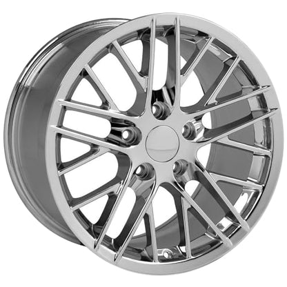 OE Wheels CV08A-17095-5475-54C 17" Replica Wheel CV08A Fits Chevrolet Corvette - C6 ZR1 Rim 17x9.5 Chrome Wheel