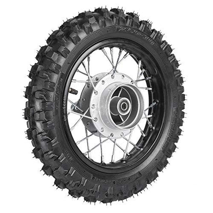 Front & Rear 2.5-10 10" Wheels Tires and Rims 1.4 x 10 With 12mm Bearing for 50cc CRF50 XR50 Dirt Pit Bike - size: Front + Rear