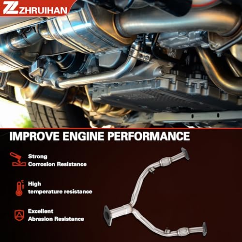 Exhaust | Stainless Steel Exhaust Direct Fit Y Pipe Compatible for - size: 2009-2013 G37 3.7L V6