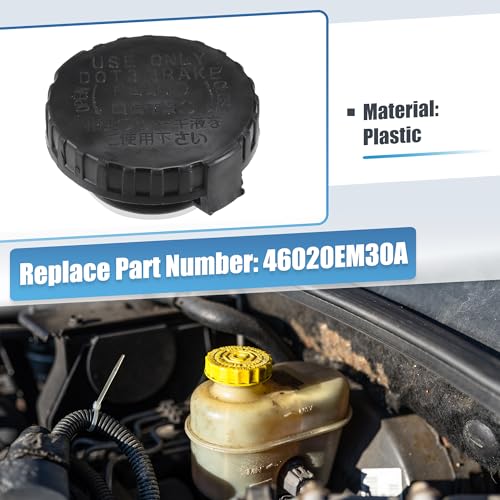 X AUTOHAUX Brake Master Cylinder Cap Cover 46020EM30A for Nissan Cube 09-14