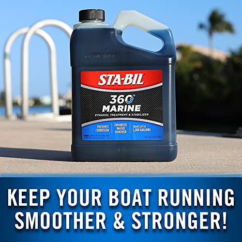 STA-BIL 360 Marine Fuel System Treatment, 1 Gallon - size: 1 Gallon