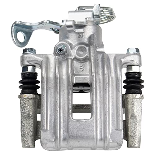 TRQ Rear Brake Caliper Set Zinc Coated Brackets Hardware - color: Replacement, size: CLA31946