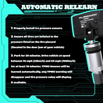 TPMS Sensor 315MHz Tire Pressure Monitoring Sensor For FORD LINCOLN - size: JX7Z1A189C