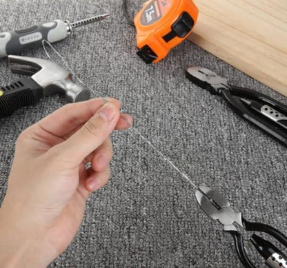 6" Reversible Safety Wire Twist Pliers, Aircraft Wire Pliers Aviation Reversible Wire Twister Tool Industry Grade Electrical Pliers Auto Lock Fuse Pliers