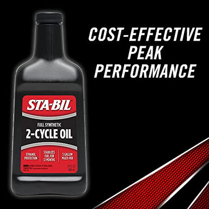 STA-BIL Full Synthetic 2-Cycle Oil, 13 oz - size: 13 fl. oz