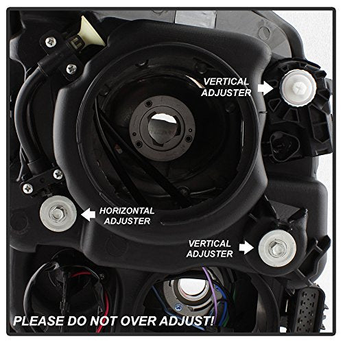 ACANII - For [Halogen Model Only] 2010-2016 Cadillac SRX Projector Headlights Headlamps Pair Driver & Passenger Side