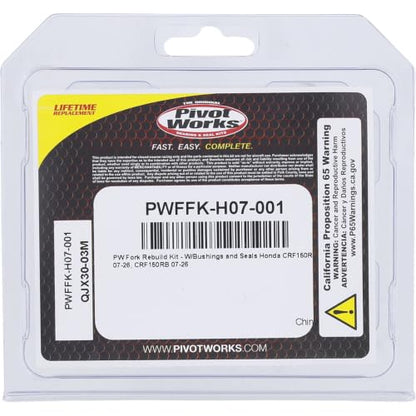 Pivot Works PW-Fork Rebuild Kit for Honda CRF150R CRF150RB 2007-2018