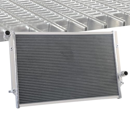 # 5Q0121251GN Radiator Assembly Aluminum Core Compatible with VW GOLF GTI MK7 Seat Leon Audi A3 S3 1.8 2.0T Upgraded 2 Row All Aluminium Radiator Replacement