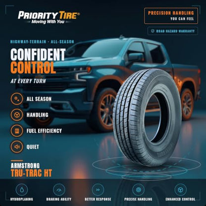 Armstrong Tru-Trac HT LT275/70R18 125/122S All Season E (10 Ply) Tire - size: 275/70R18