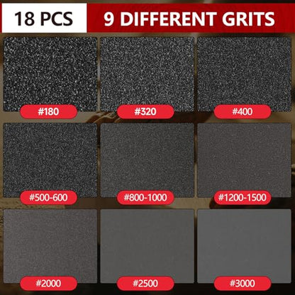 Shinboc 18 PCS 5 Inch Sanding Sponge 1200 Grit, Bowling Ball Sanding Pads - color: 1200grit, size: 5 Inch 18Pcs