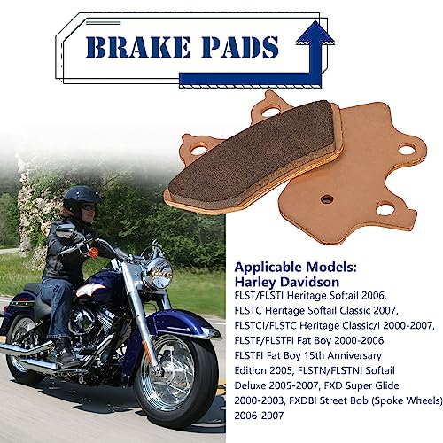 Sintered Brake Pads for Harley Davidson Softail FLSTCI - style: Sintered Metal