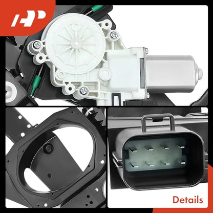 A-Premium Front Driver Side Power Window Regulator with Motor - style: Front Driver Side (LH)