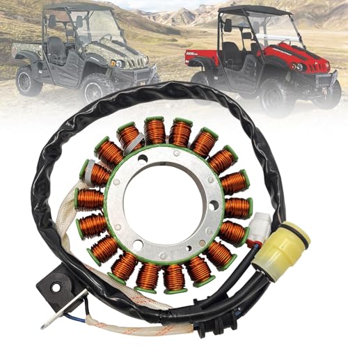 Chikia Hisun 500 Stator Coil Magneto Generator Compatible with Hisun UTV ATV 500 700,Massimo MSU 500 700,AXIS 500 700,Coleman/UT500 700,Cub Cadet,Bennche(18 Poles/Coils)