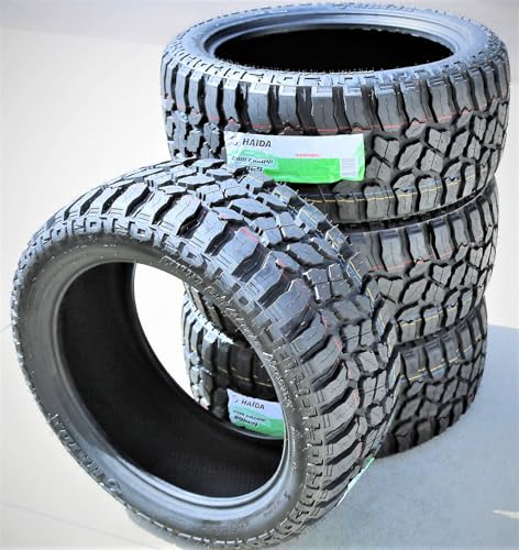 Haida Mud Champ HD869 LT33X12.50R24 Mud Terrain 104Q E (10 Ply) Four Tires