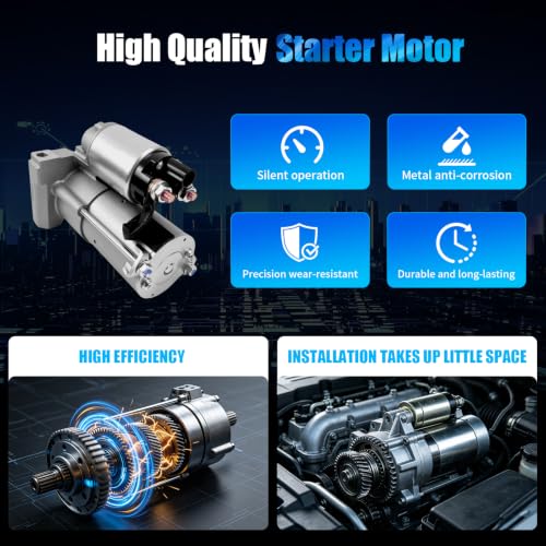 6970N New Starter Motor Fit for Chevy Express 1500,2500,3500