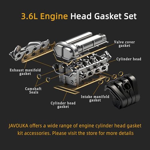 Head Gasket Set with Bolts, 3.6L fits for Chevy Traverse - style: for Traverse 3.6L 2009-2016