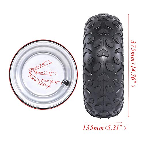 ATV Go Kart Tires 145/70-6 With 6 inch Wheels Rims - size: 1 pcs