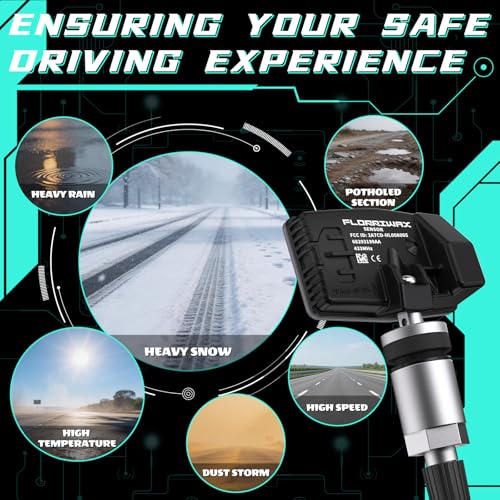 TPMS Sensor 433MHz Tire Pressure Monitoring Sensor for RAM Jeep - size: 68293199AA