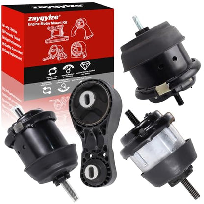 4Pcs Engine Motor Transmission Mount Fit for 2009-2017 Chevrolet Traverse - size: 2009-2017 for Chevrolet Traverse V6 3.6L