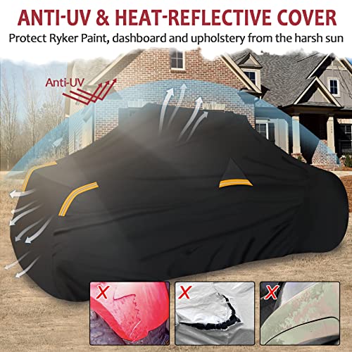StarknightMT Ryker Cover Waterproof Vent All Weather Protection PU Cover