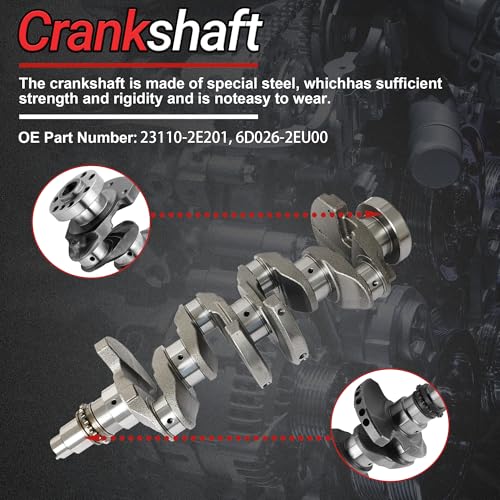 G4NC 2.0 Rebuild Kit w/Crankshaft & Gasket Set & Piston & Con-Rod - color: QD-DTB-G4NC-001
