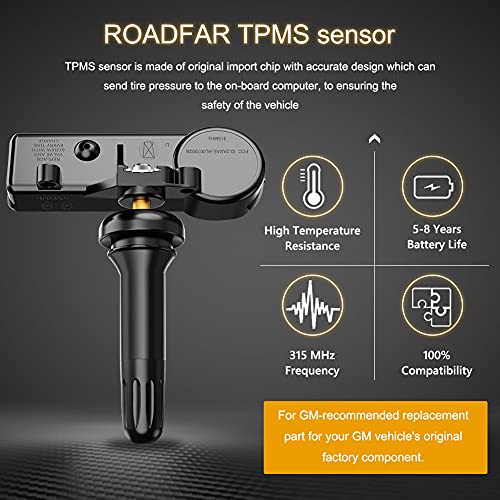 ROADFAR 315MHz Programmed Tire Pressure Monitoring System Sensor TPMS