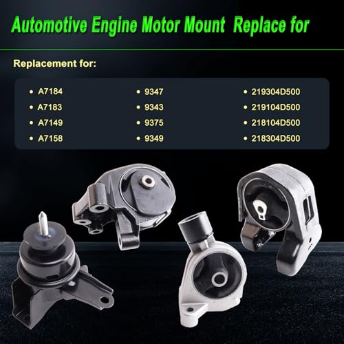 Engine Motor Mount Compatible with Entourage 07-10 Sedona 06-14 3.5L - size: 2007-2010 Entourage 3.5L