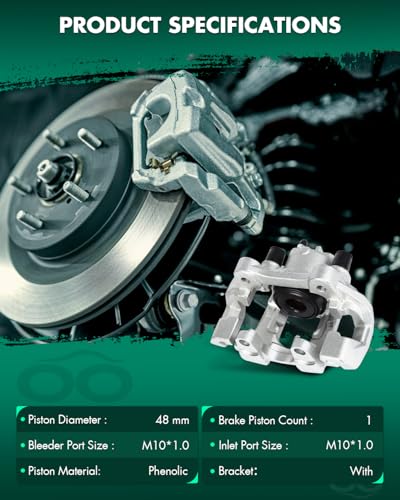 SCITOO 18B5300 18B5301 Rear Left & Right Disc Brake Calipers Assembly - size: Rear[18B5300 & 18B5301]