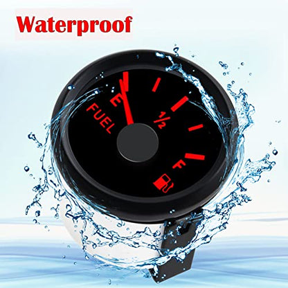 2" Fuel Level Gauge, Fuel Tank Meter - size: 0-30ohm