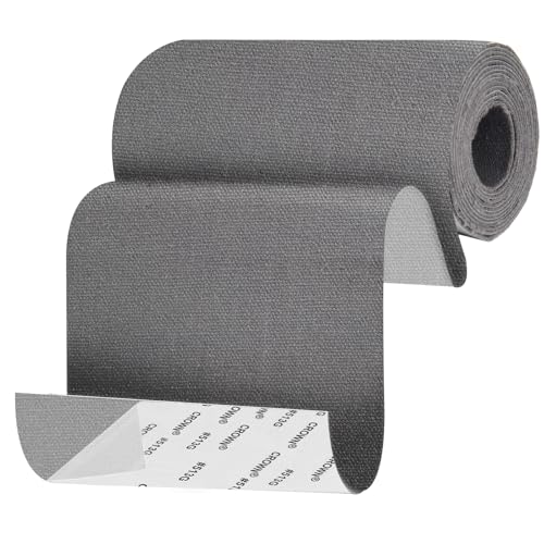 Canvas Patch 4 "x 60 ", Self-Adhesive Waterproof Canvas Patch Set for Repairing Tents, Couch, Boat Covers, Camping Chairs, Awnings, Car Seats.(Dark Gray) - color: Dark Gray, size: 4"×60"